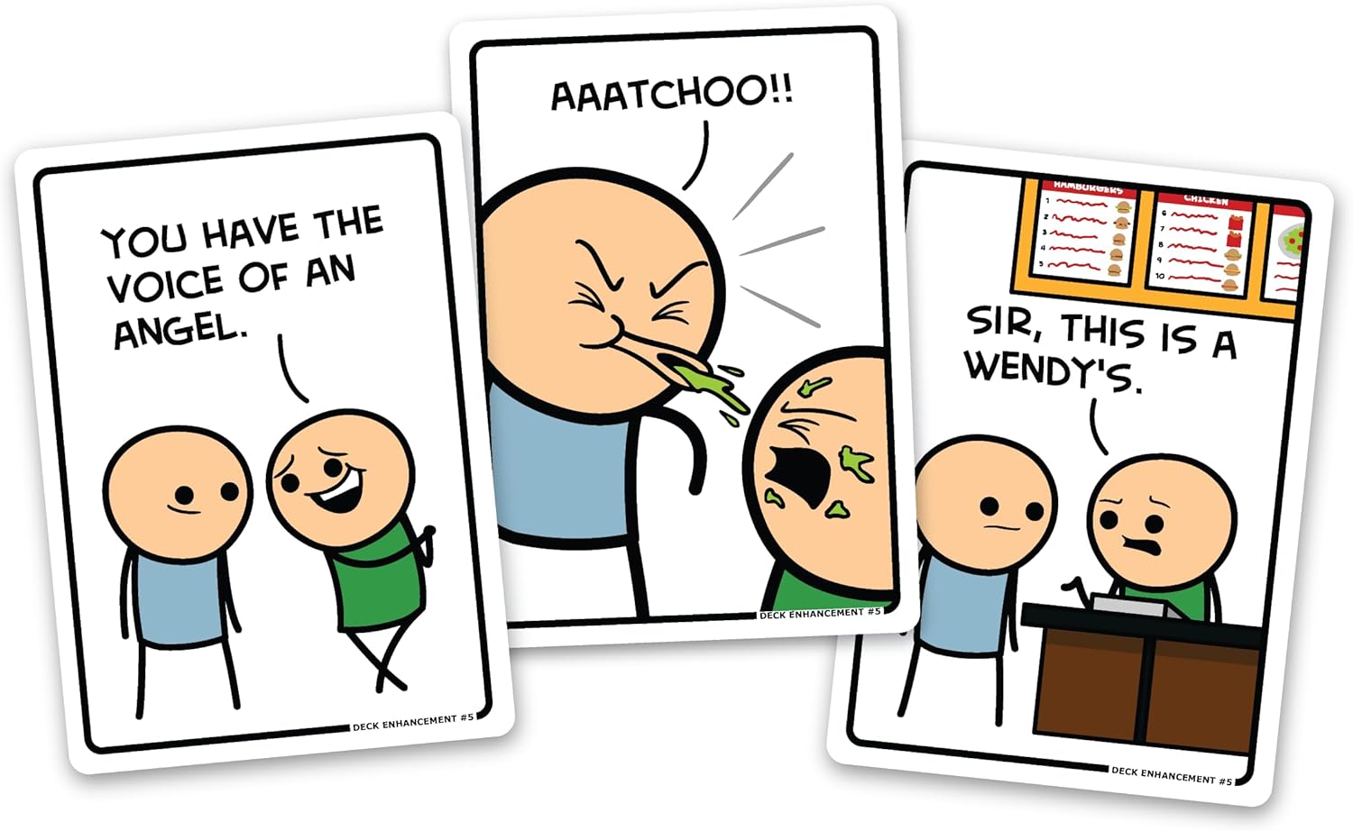 Joking Hazard Deck Pack for Fun Party Games by Cyanide & Happiness, 100 New Hilarious Comic Cards | Perfect for Game Night Quick Pick Grocers