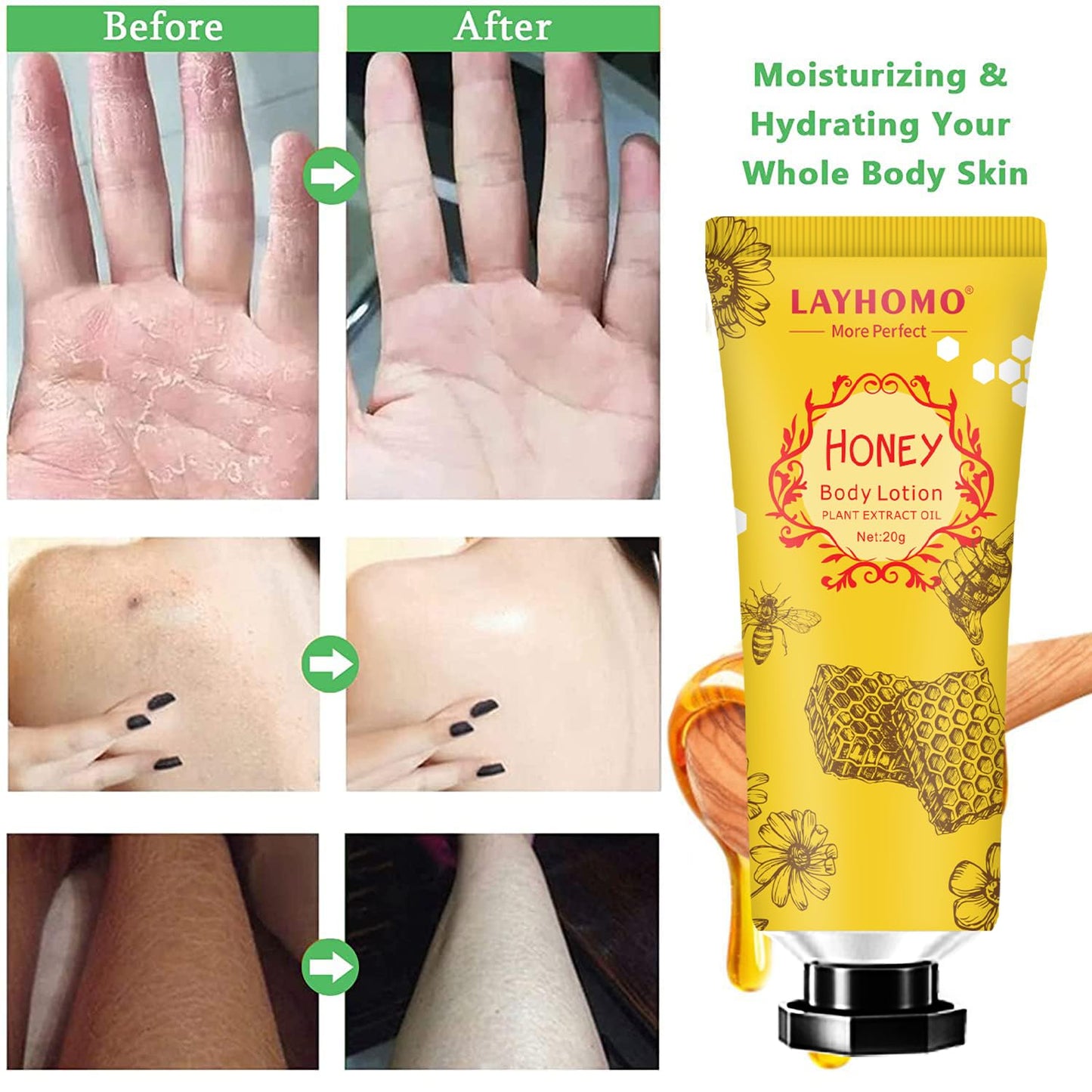 20 Pack Mini Body Lotion Gift Bulk for Dry Skin,Travel Size Small Body Cream With Shea Butter Natural Fragrance Moisturizing Body Lotion for Women Men,Gifts for Women,Gift for Her Thank You Gift Quick Pick Grocers