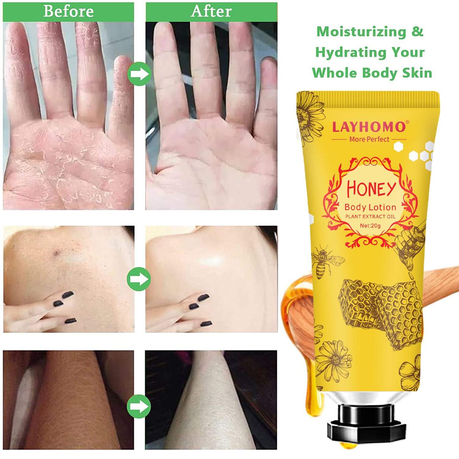 20 Pack Mini Body Lotion Gift Bulk for Dry Skin,Travel Size Small Body Cream With Shea Butter Natural Fragrance Moisturizing Body Lotion for Women Men,Gifts for Women,Gift for Her Thank You Gift Quick Pick Grocers