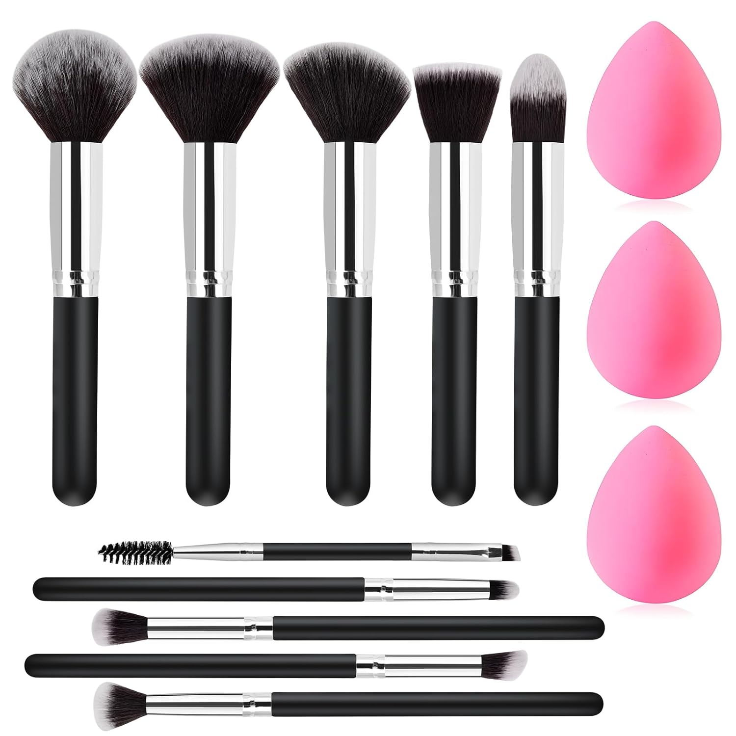 Makeup Brushes Set Gifts for Women, Gifts for Teen Girls Mom Wife Sister 13 Pcs Premium Kit with Foundation Concealer Blush Sponge Professional Beauty blenders Accessories for Mothers Day Birthday Quick Pick Grocers