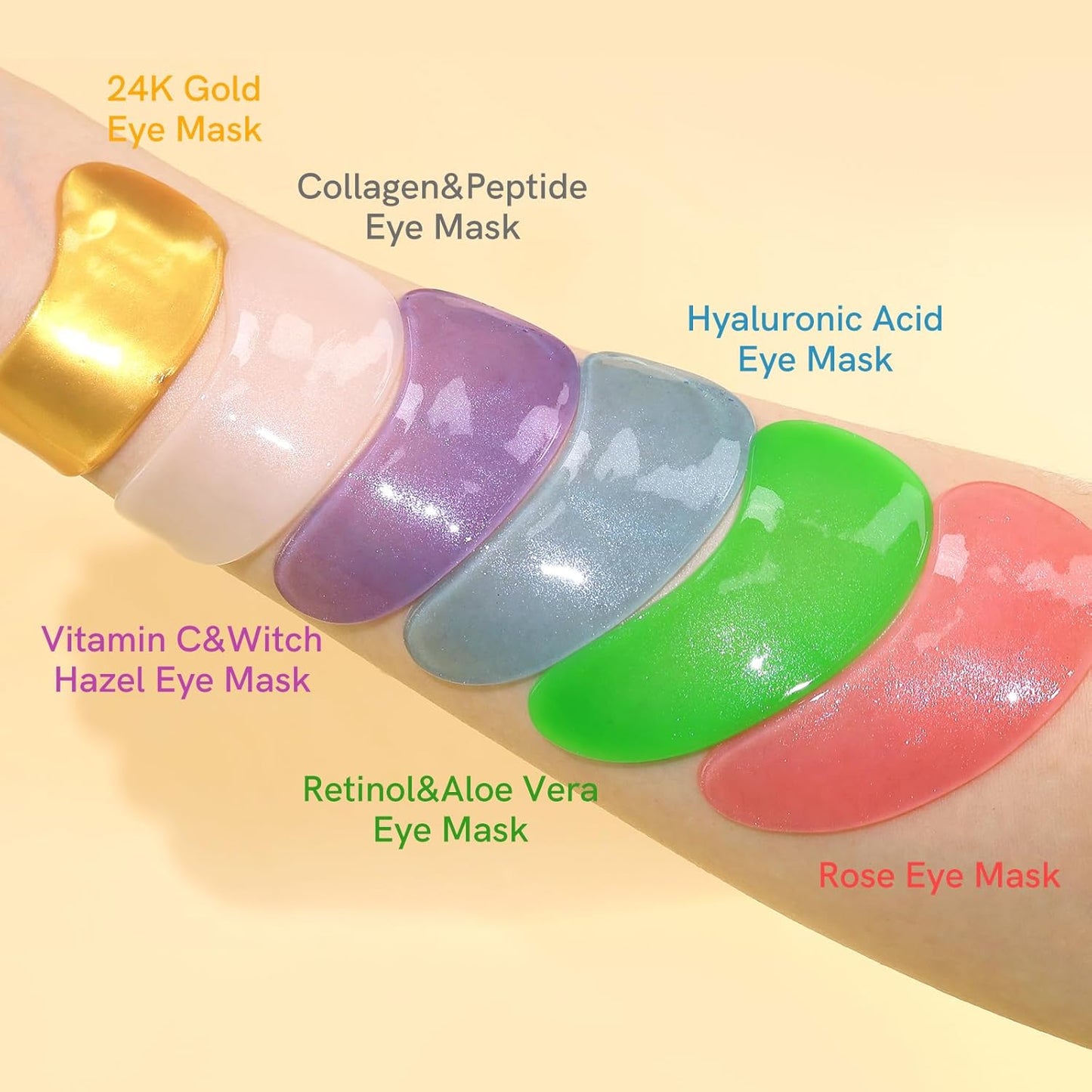 PEAUAMIE Under Eye Patches Collagen and Peptide Eye Mask for Dark Circles and Puffiness,Face Mask Skin Care Products 30 Pairs Quick Pick Grocers