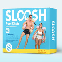 SLOOSH Inflatable Pool Floats Adult,2 Packs Floating Lounge Chairs,Blow up Pool Noodles for Adult Heavy Duty,Floating Chair for Party Summer Water Beach Lake Fun Quick Pick Grocers