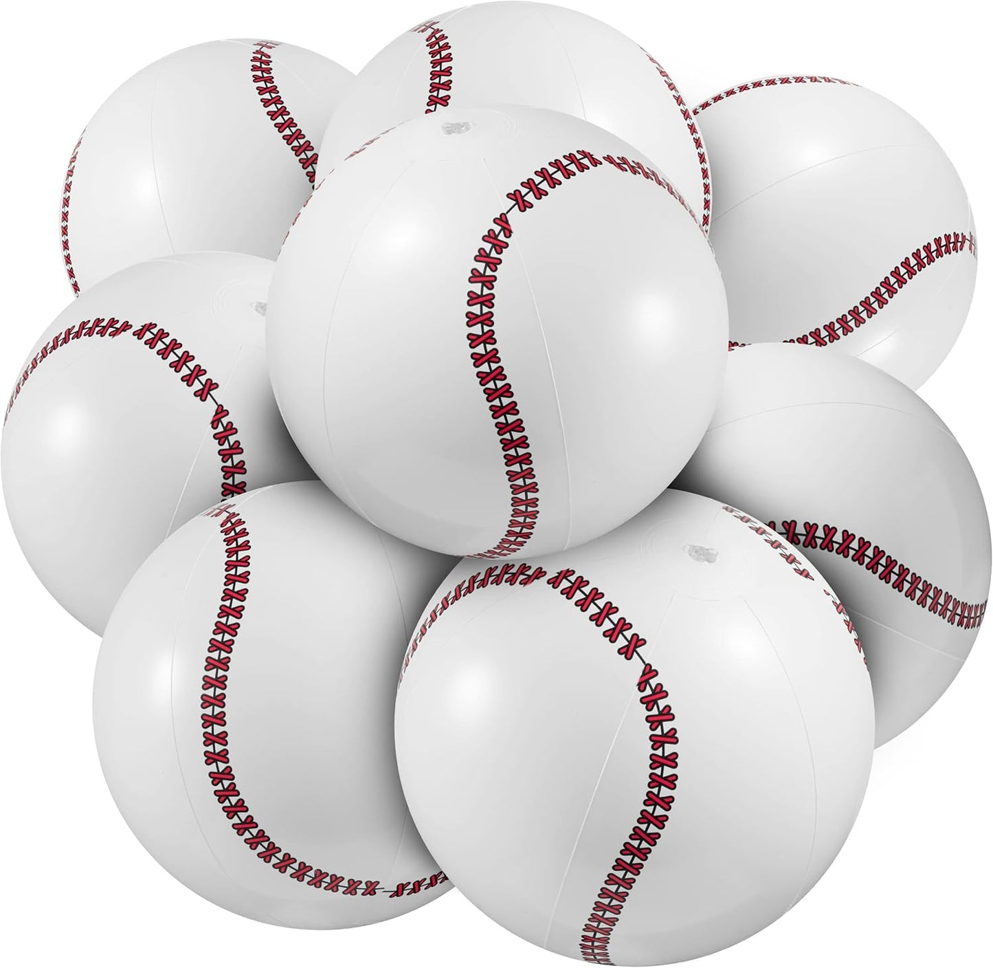 Inflatable Balls (Pack of 12) 16-inch, Beach Balls Bulk for Beach Toys & Birthday Party Decorations & Party Favors for Kids, Goodie Bags Stuffers Quick Pick Grocers