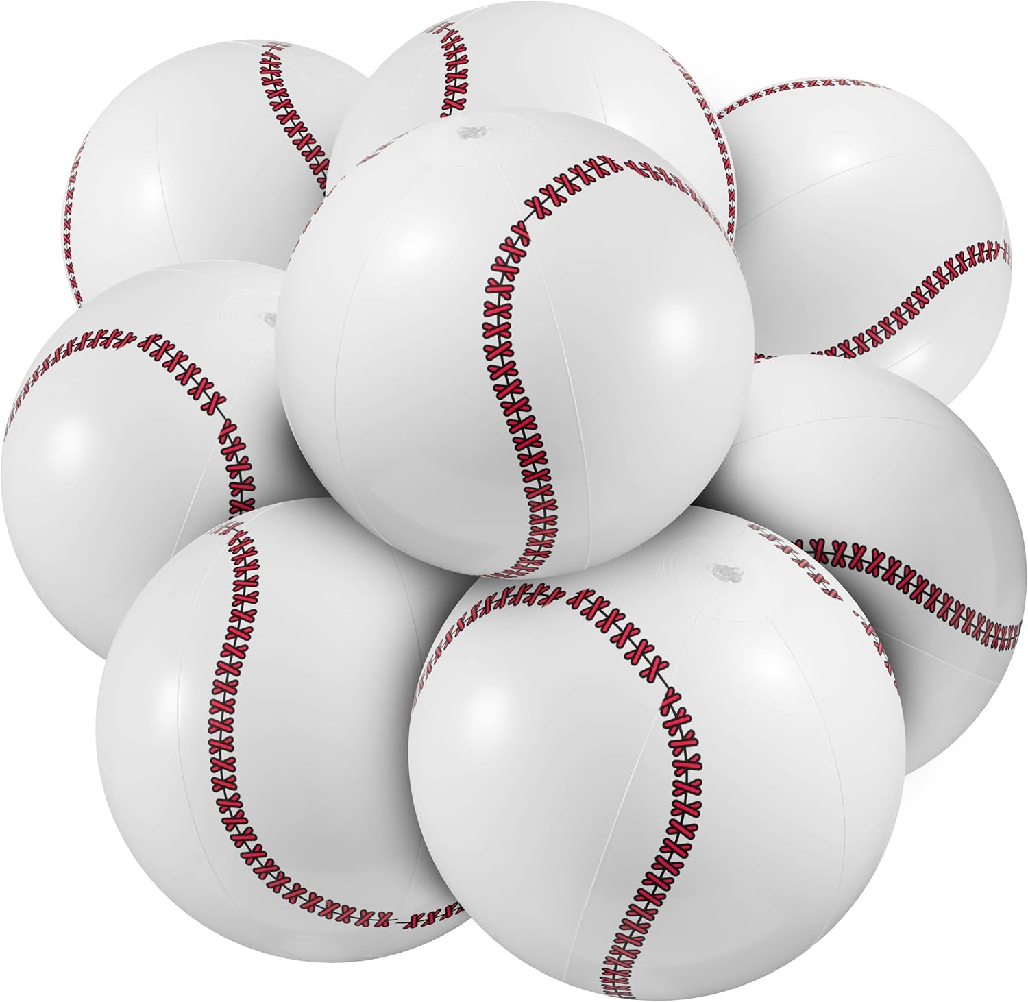 Inflatable Balls (Pack of 12) 16-inch, Beach Balls Bulk for Beach Toys & Birthday Party Decorations & Party Favors for Kids, Goodie Bags Stuffers Quick Pick Grocers