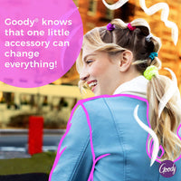 Goody Ouchless Hair Elastics – No Pull, No Breakage, Tangle-Free Hold for Thick, Curly, Coily & Textured Hair – 15 Count, Long-Lasting Ponytail Holders for Women & Men Quick Pick Grocers