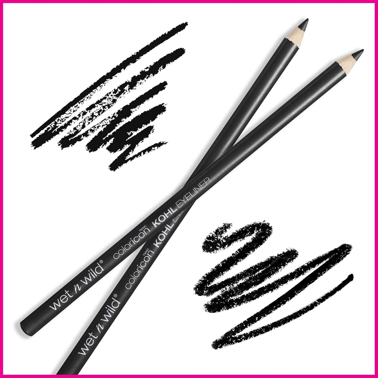 wet n wild Color Icon Kohl Eyeliner Pencil - Rich Hyper-Pigmented Color, Smooth Creamy Application, Long-Wearing Matte Finish Versatility, Cruelty-Free Quick Pick Grocers
