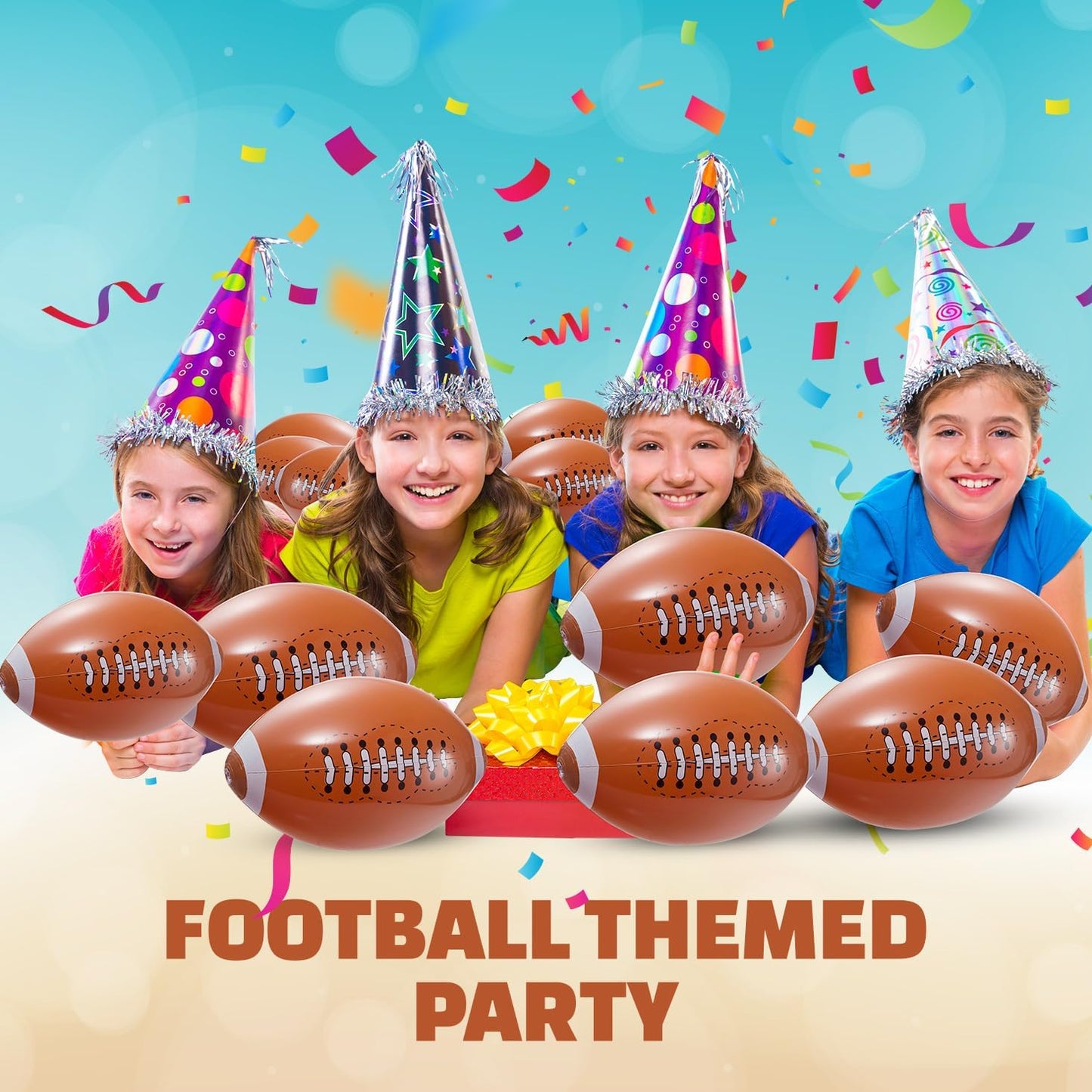 Inflatable Balls (Pack of 12) 16-inch, Beach Balls Bulk for Beach Toys & Birthday Party Decorations & Party Favors for Kids, Goodie Bags Stuffers Quick Pick Grocers