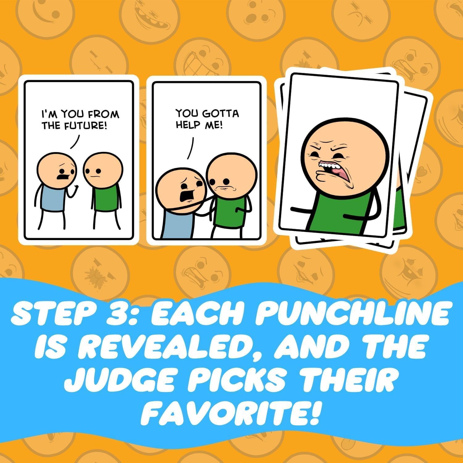 Joking Hazard Deck Pack for Fun Party Games by Cyanide & Happiness, 100 New Hilarious Comic Cards | Perfect for Game Night Quick Pick Grocers