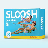 SLOOSH Inflatable Pool Floats Adult,2 Packs Floating Lounge Chairs,Blow up Pool Noodles for Adult Heavy Duty,Floating Chair for Party Summer Water Beach Lake Fun Quick Pick Grocers