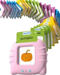 Airbition, Talking Flash Cards for Toddler 1 2 3 4 Year Olds, Language Learning Toys, Pocket Speech Therapy Toys, Montessori Tools with 31 Themes, Children's Sensory Device Quick Pick Grocers
