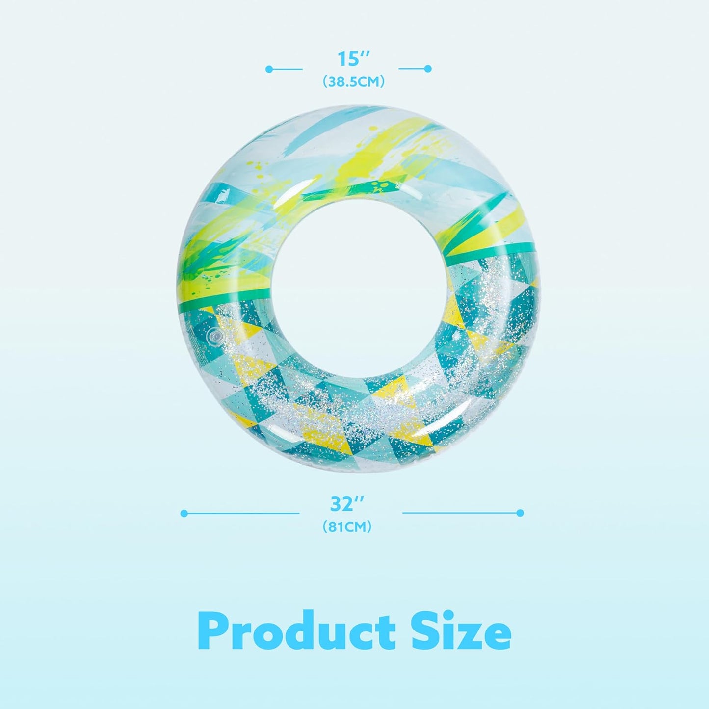 JOYIN 3 Pack Pool Floats, Pool Tube for Kids Swim Rings Inflatable Tubes, Floatie Ring Water Toys for Swimming, Summer Beach Party Quick Pick Grocers