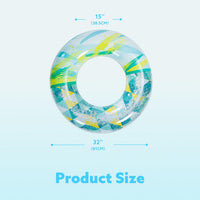 JOYIN 3 Pack Pool Floats, Pool Tube for Kids Swim Rings Inflatable Tubes, Floatie Ring Water Toys for Swimming, Summer Beach Party Quick Pick Grocers