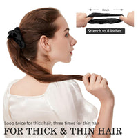 ADRIONE Satin Scrunchies for Women & Girls - 60 Pack Silk Scrunchies for Curly Hair Quick Pick Grocers