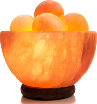 UMAID Himalayan Salt Lamp, Dimmable Pink Rock Salt Lamp for Bedroom, Office Desk & Meditation Room, Spa Decor, Relaxation Home Decor Gifts for Men & Women Quick Pick Grocers
