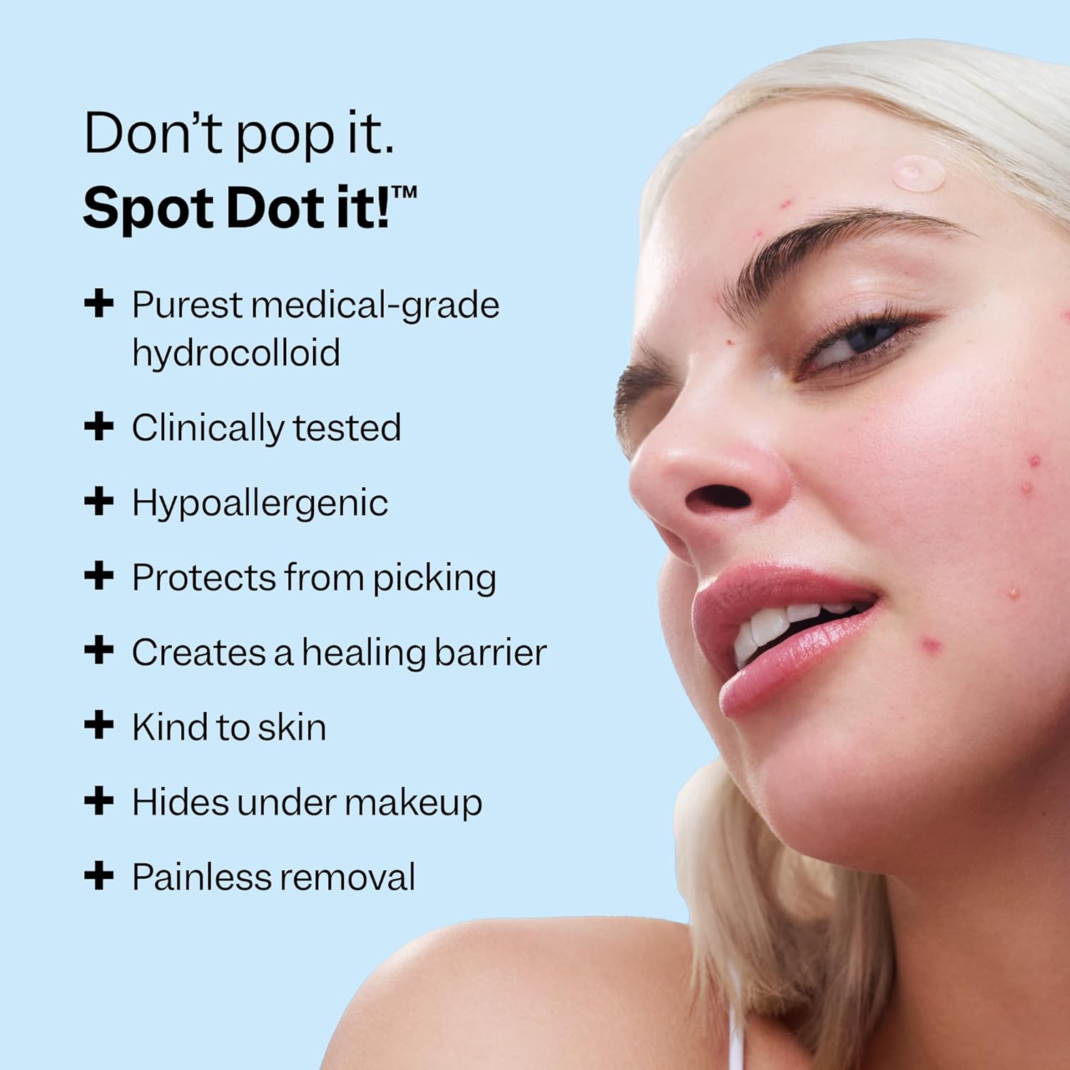 Peach Slices - Acne Spot Dots - Hydrocolloid Pimple Patches for Face - Absorb Gunk, Protect Picking & Support Healing - Vegan, Cruelty Free, Korean Skin Care & Beauty Quick Pick Grocers