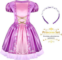 LIMIROLER Princess Dress Up Clothes for Little Girl Role Play Costume Gift Set Princess Dress Up Toys for Toddler Girls Quick Pick Grocers