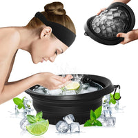 Foldable Ice Bowl with Built-In Ice Tray – Silicone Facial Ice Bath for Shrinking Pores, Boosting Circulation, Cold Plunge Skincare Gift for Men & Women Quick Pick Grocers