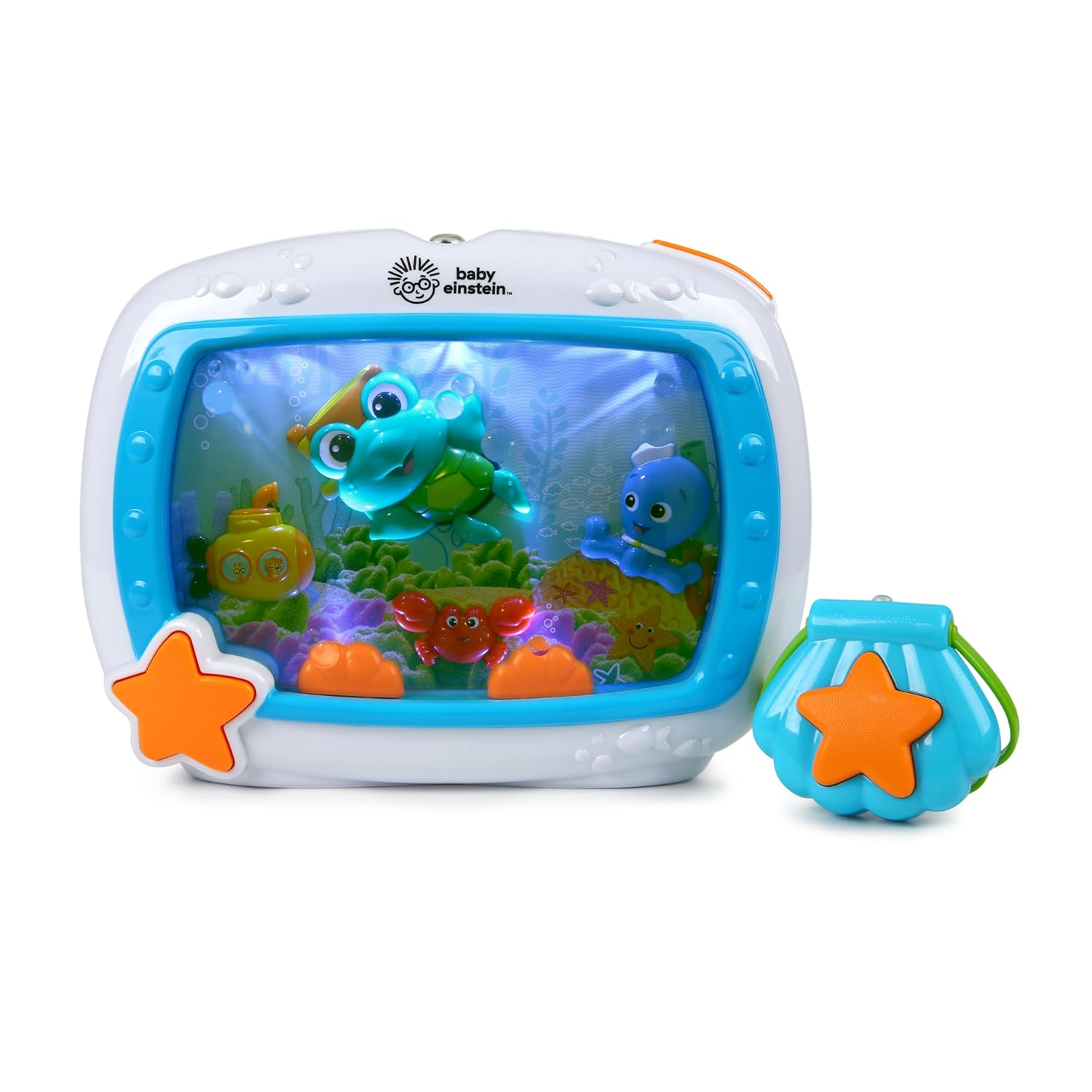 Baby Einstein Sea Dreams Soother Musical Crib Toy and Sound Machine, Newborn and up Quick Pick Grocers