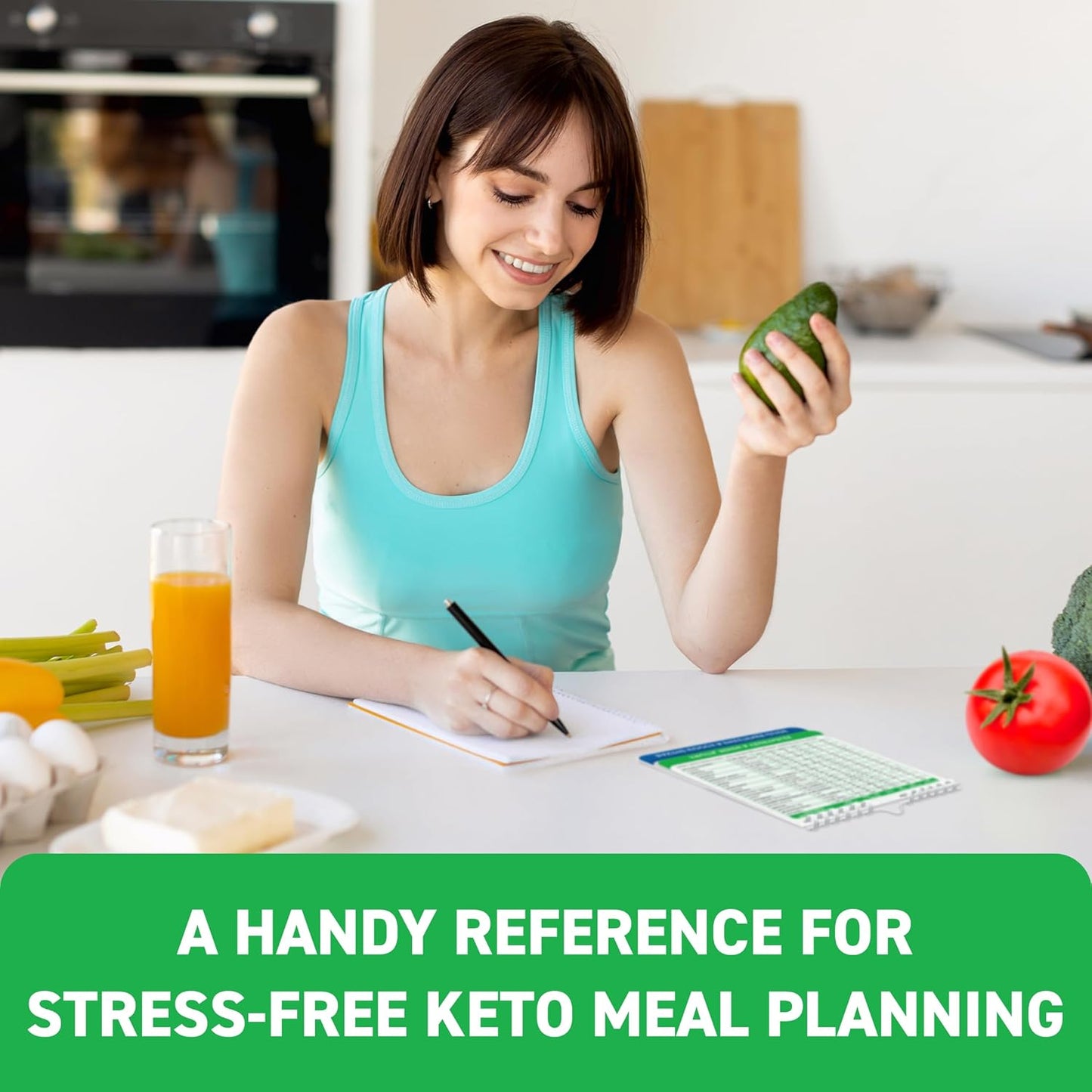 Magnetic Kitchen & Health Reference Cheat Sheet Booklet Quick Pick Grocers