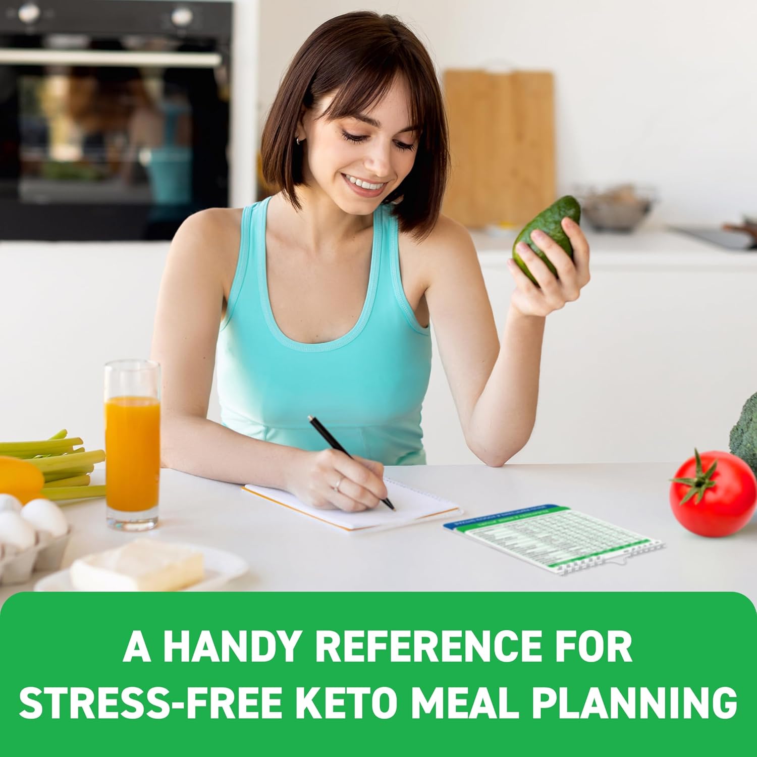 Magnetic Kitchen & Health Reference Cheat Sheet Booklet Quick Pick Grocers