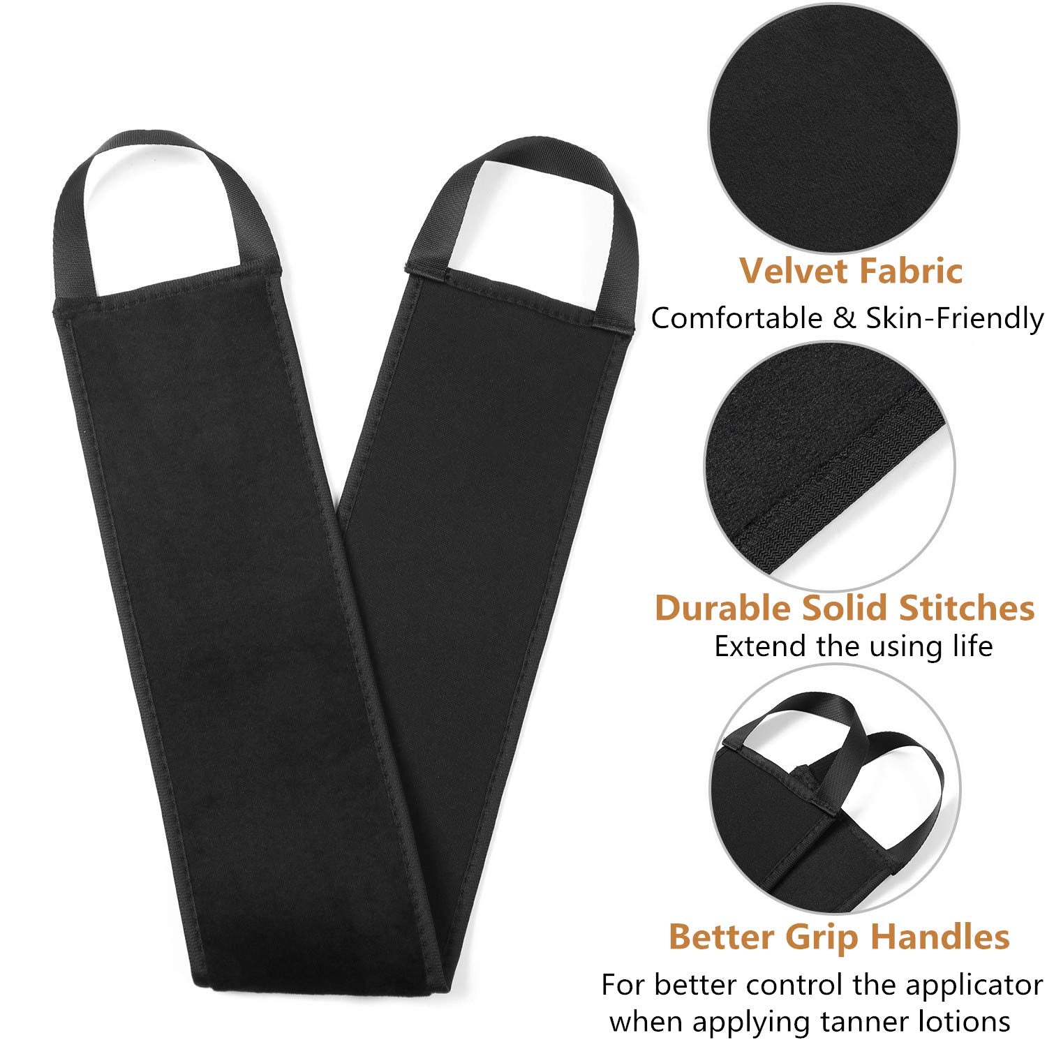 Yvoier Streakless Self Tanning Mitt Applicator Kit, 5 Pack Self Tanner Mitt with Tanning Glove, Self Tanner Back Applicator, Tanning Brush, Mini Face Glove and Exfoliating Mitt Quick Pick Grocers