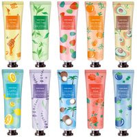 10 Pack Hand Cream for Dry Cracked Hands,Gifts for Women,Teen Girls,Bridesmaid Gifts,Teacher Gifts,Birthday Gifts for Women,Teens,Natural Plant Fragrance Mini Hand Lotion Moisturizing Hand Care Cream Quick Pick Grocers