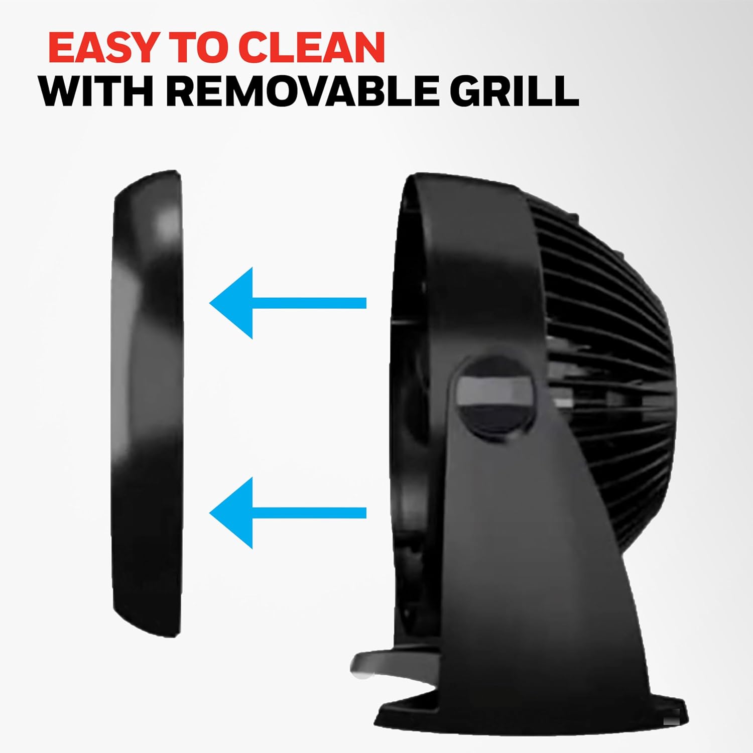 Honeywell TurboForce Air Circulator, Small Tabletop Fan, Quiet Personal Fan for Home or Office, 3 Speeds, 90 Degree Pivoting Head Quick Pick Grocers