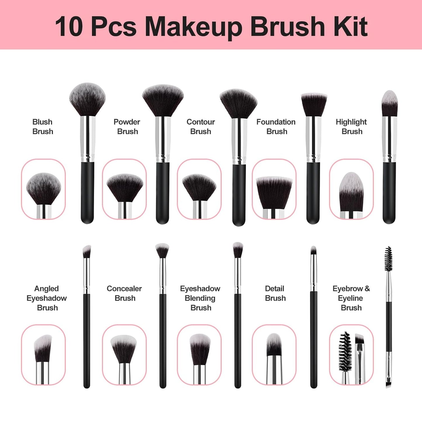 Makeup Brushes Set Gifts for Women, Gifts for Teen Girls Mom Wife Sister 13 Pcs Premium Kit with Foundation Concealer Blush Sponge Professional Beauty blenders Accessories for Mothers Day Birthday Quick Pick Grocers