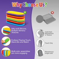 Ziogogco Silicone Magnetic Slider Toys，for Adults & Teens, Relieves Stress and Anxiety in Children with Autism. A Must-Have Toy for Office Desk Toy, Stocking Stuffers for Women Men Teen Gift Quick Pick Grocers
