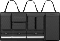 SugarFox Backseat Hanging Trunk Organizer for SUVs, Cars, Trucks & MPVs | Multi-Pocket Storage with Anti-Slip Straps | Space-Saving Auto Accessory | Gift for Drivers | 37.8" x 18.1" Quick Pick Grocers