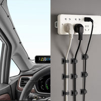 XHF 3/4” 5/8" Adhesive Cable Wire Clips White 60PCS 120PCS, Cable Staples Outdoor Cable Management Wire Organizer Cord Holder for Under Desk, Car, Wall, TV PC Ethernet Cable Quick Pick Grocers