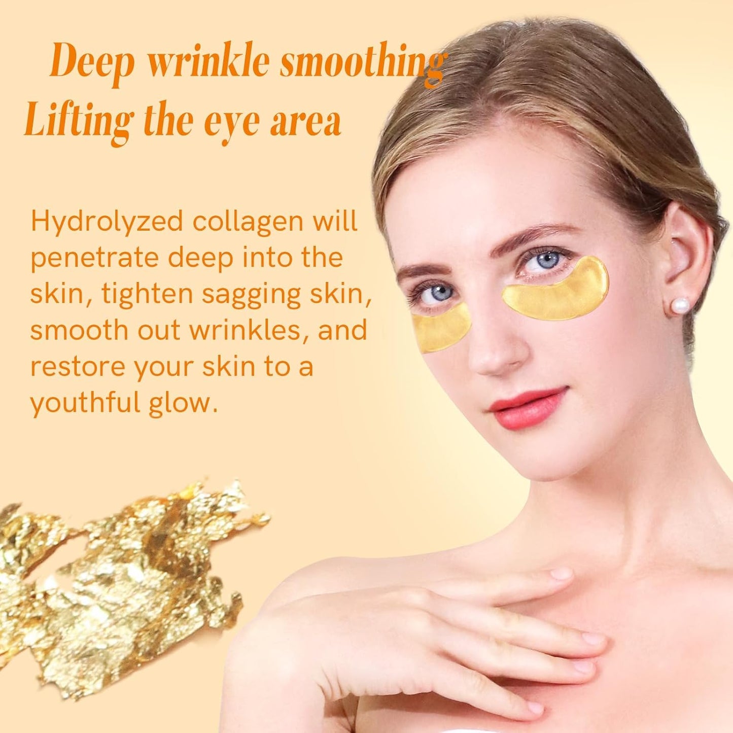 PEAUAMIE Under Eye Patches Collagen and Peptide Eye Mask for Dark Circles and Puffiness,Face Mask Skin Care Products 30 Pairs Quick Pick Grocers