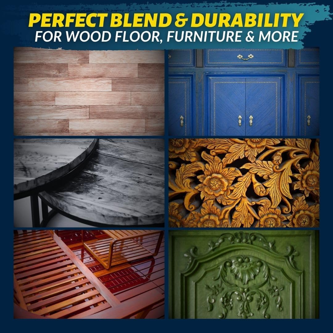 Coconix Floor & Furniture Repair Kit | Fix Scratches, Scuffs, and Dents on Hardwood Floors, Furniture, and Laminate Surfaces | Easy Application with Kneadable Putty Quick Pick Grocers