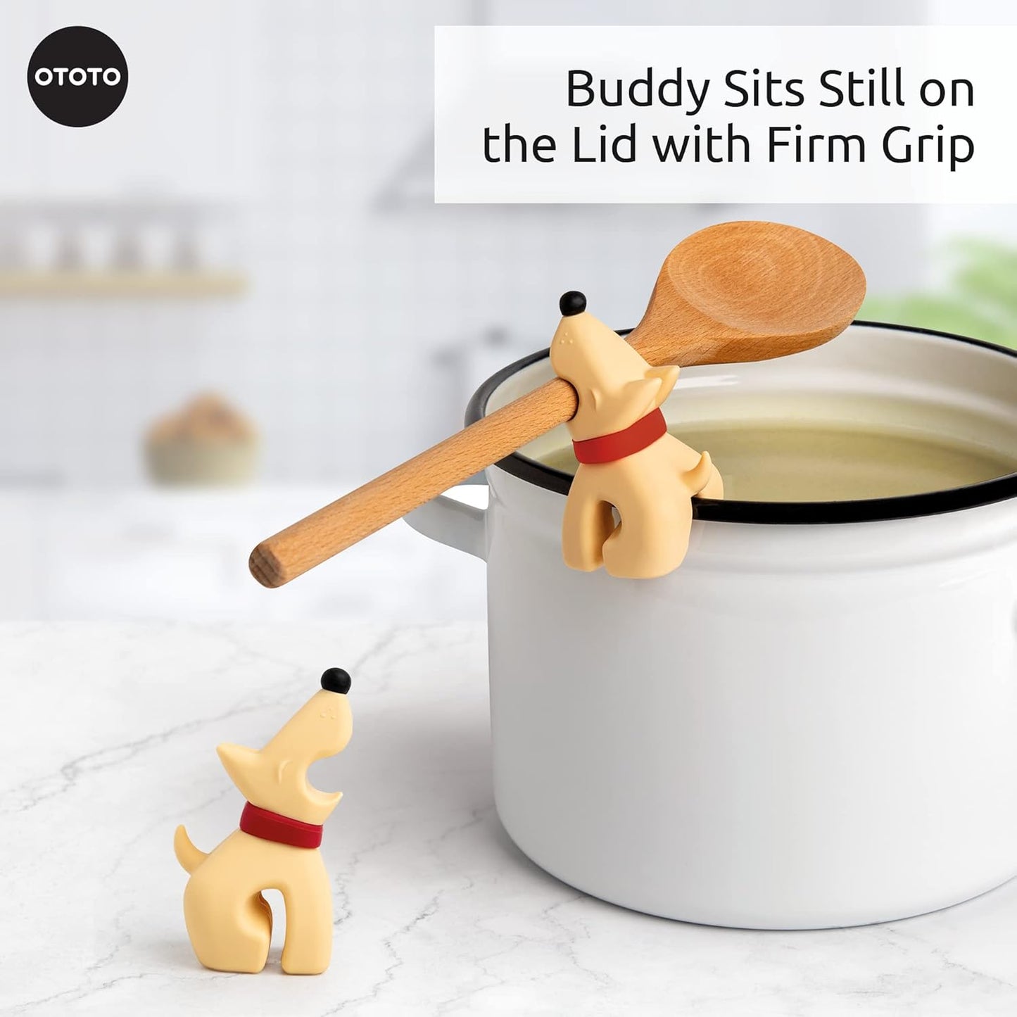 OTOTO Funny Spoon Holder - Spoon Rest for Stove Top - Cooking Gadgets, Gifts, Cute Kitchen Accessories, Funny Gifts, Random Stuff Quick Pick Grocers