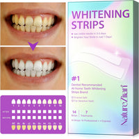 Teeth Whitening Strips,7-Day whitening Strips,Peroxide Free,Sensitive Teeth Whitener,Enamel Safe for Whiter Teeth,Deep Stains Removal,nstant Teeth Whitening Without The Harm (28pcs) Quick Pick Grocers