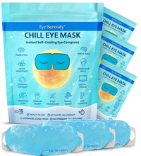 Eye Serenity Steam Eye Mask, Heated Eye Mask, Self Heating Warm Compress for Dry Eyes, Fast Relief for Stye, Puffy Sensitive Eyes, Moist Heat, Relaxation Gifts for Women and Men (15 Pack) Quick Pick Grocers