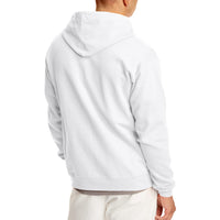 Hanes Men's Full-Zip Eco-Smart Hoodie, Light Blue, XX-Large Econic Blanks