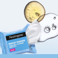 Neutrogena Makeup Remover Wipes, Daily Single Face Cleansing Towelettes, Makeup Removing Cleansing Wipes Removes Dirt & Oil, Alcohol-Free Face Towelettes, 20 ct Quick Pick Grocers