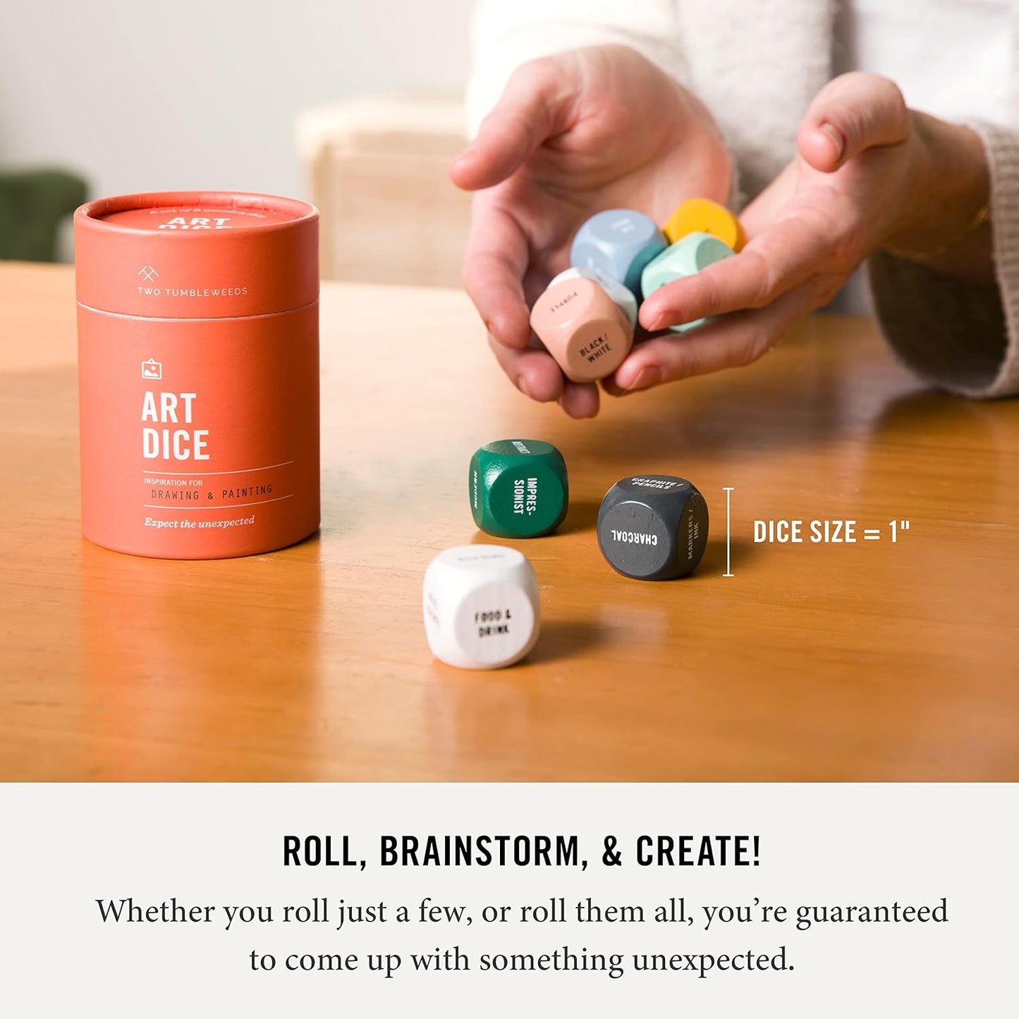 Creative Inspiration Dice Set for Drawing, Painting & Writing Quick Pick Grocers