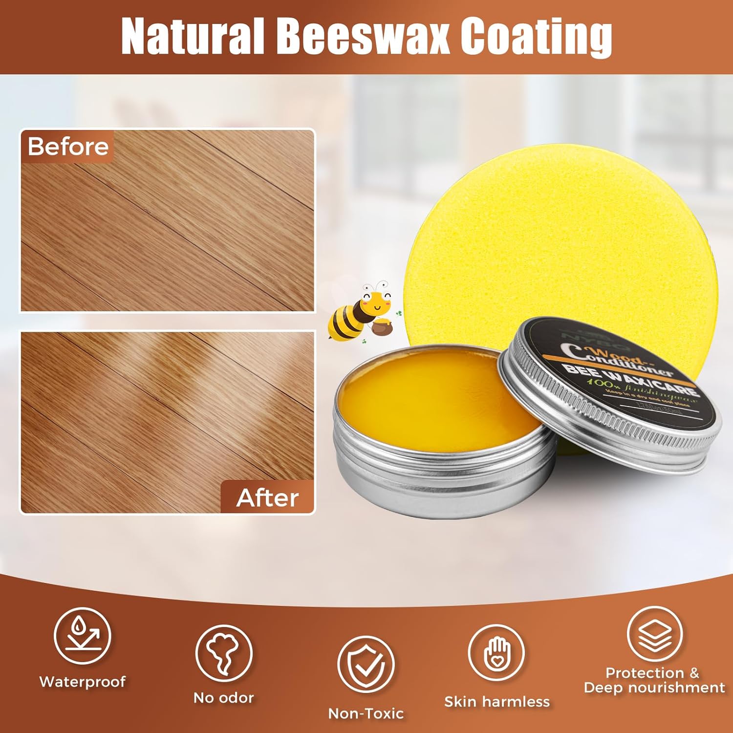 Wood Furniture Repair Kit- Set of 41 Laminate Vinyl Floor Repair Kit Wood Fillers,Floor Scratch Repair, Touch Up Markers, Restore Hardwood Scratches, Cracks, Hole for Floor, Table, Door, Cabinet Quick Pick Grocers