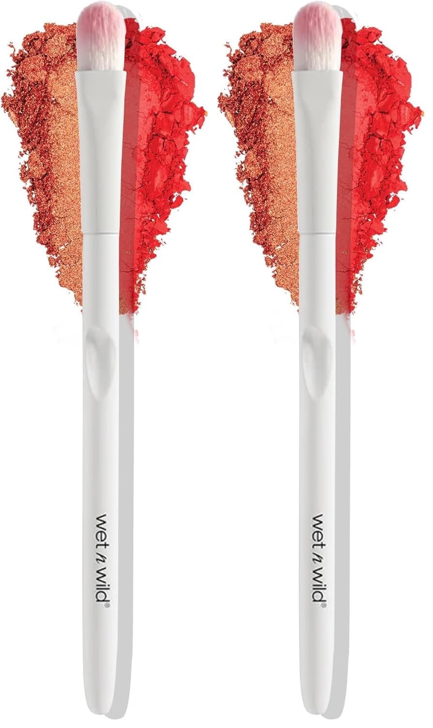 Wet n Wild Angled brush, Foundation Makeup Blending Brush, Ultra-Thin Precision, Ergonomic Handle (Pack of 2) Quick Pick Grocers