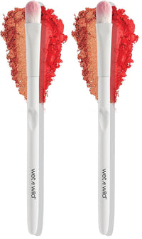 Wet n Wild Angled brush, Foundation Makeup Blending Brush, Ultra-Thin Precision, Ergonomic Handle (Pack of 2) Quick Pick Grocers
