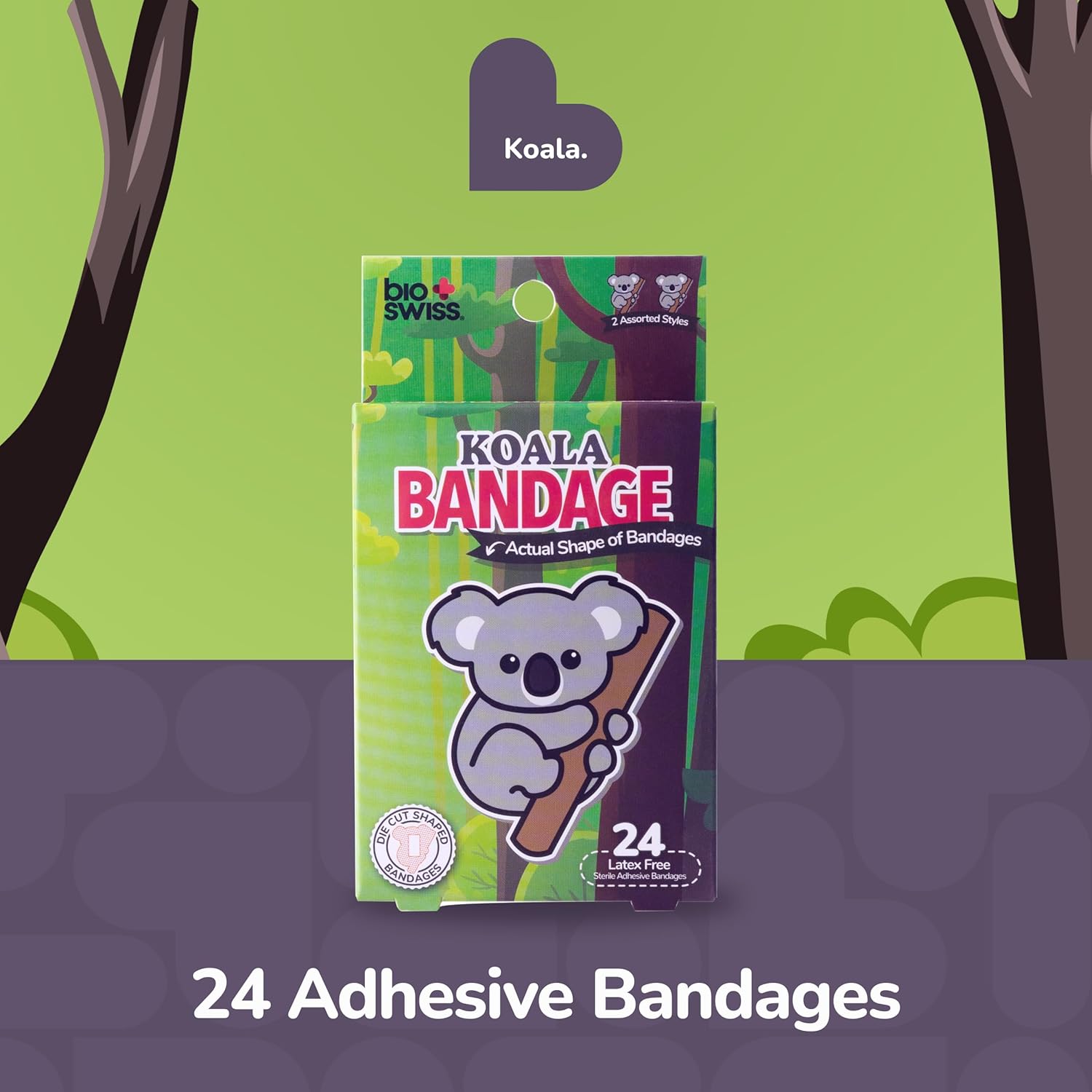 BioSwiss Bandages, Self Adhesive Bandage Set, Latex Free, Sterile Wound Care Quick Pick Grocers