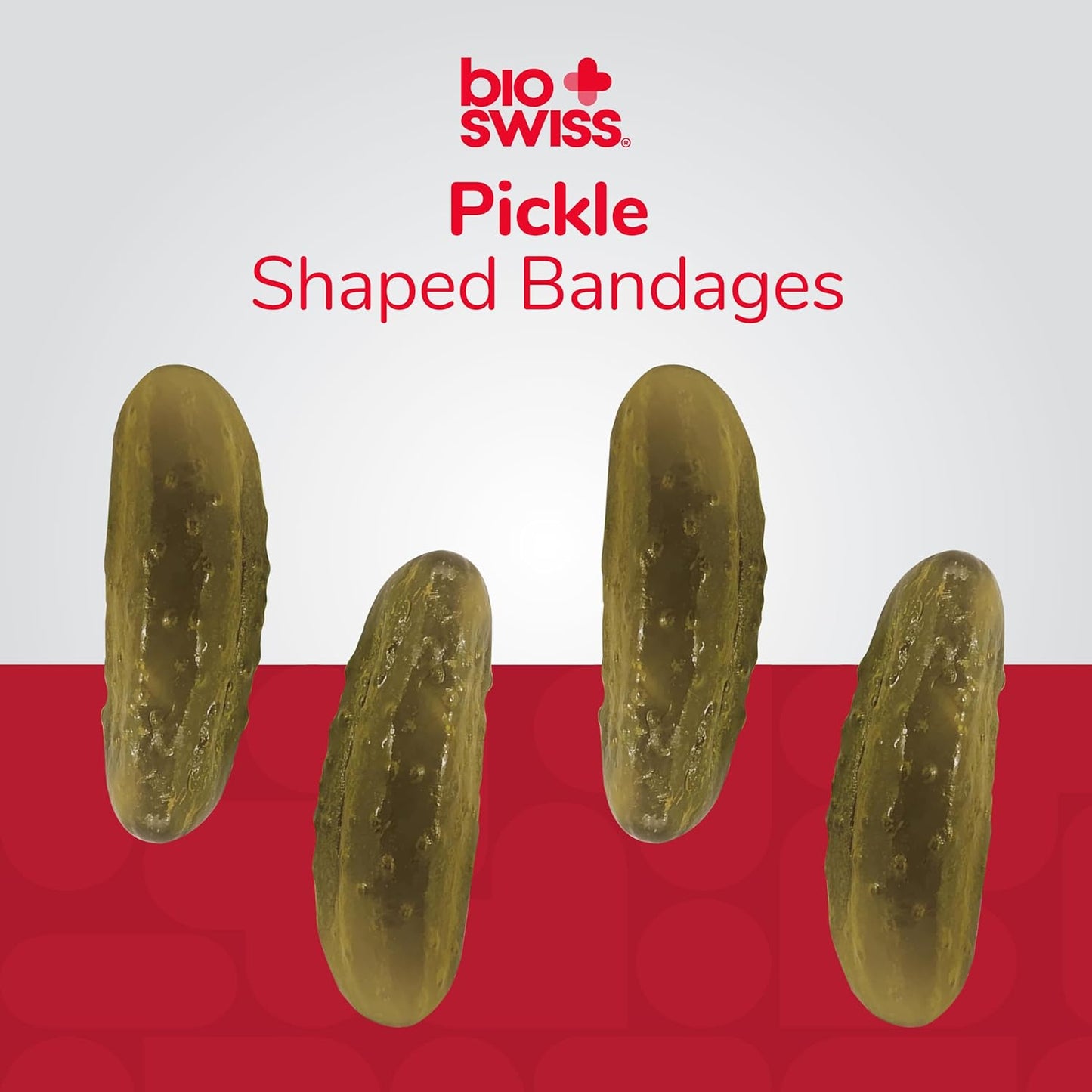BioSwiss Bandages, Pickle Shaped Self Adhesive Bandage Set, Latex Free, Sterile Wound Care Quick Pick Grocers