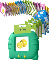Airbition, Talking Flash Cards for Toddler 1 2 3 4 Year Olds, Language Learning Toys, Pocket Speech Therapy Toys, Montessori Tools with 31 Themes, Children's Sensory Device Quick Pick Grocers