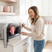 Angry Mom Microwave Cleaner, Mad Mama Microwave Steam Cleaner, Just Add Vinegar and Water, Easily Cleans the Crud in Minutes Quick Pick Grocers