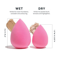 AOA Studio Collection makeup Sponge Set Latex Free and High-definition Set of 6 makeup Wonder blender For Powder Cream and Liquid, Super Soft Wonder Beauty Cosmetic Quick Pick Grocers