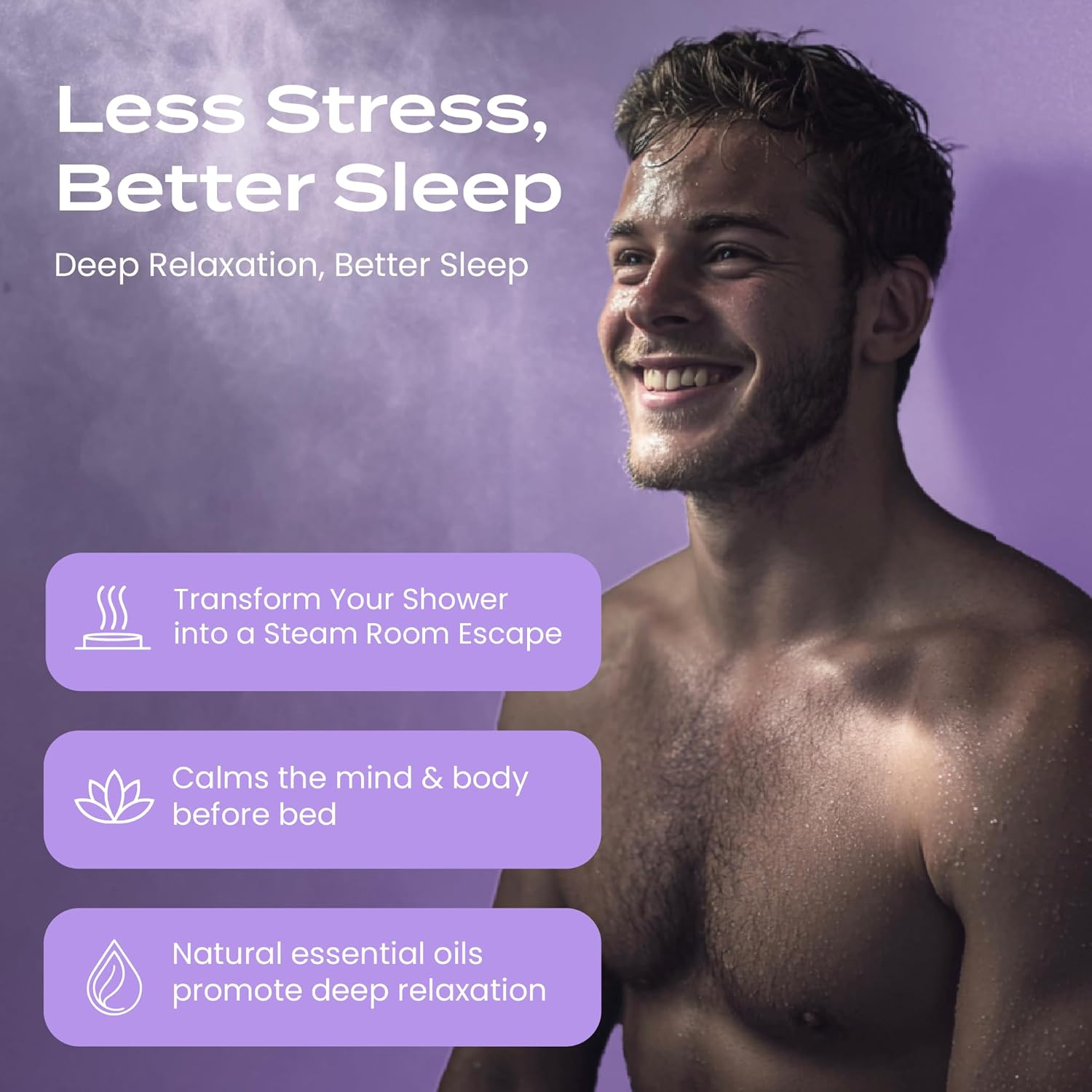 Body Restore Shower Steamers Aromatherapy 15 Pack – Fathers Day Gift for Dad, Luxury Spa Gifts for Men, Relaxation Stress Relief Self Care Quick Pick Grocers