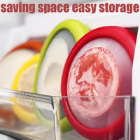Winb Set of 4 Reusable Fruit and Veggie Savers - Ideal for Avocados, Tomatoes, Apples, Garlic, Onions, and More Quick Pick Grocers