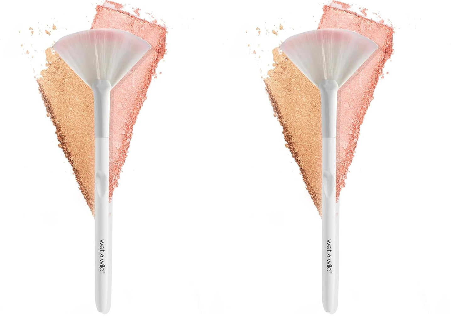 Wet n Wild Angled brush, Foundation Makeup Blending Brush, Ultra-Thin Precision, Ergonomic Handle (Pack of 2) Quick Pick Grocers